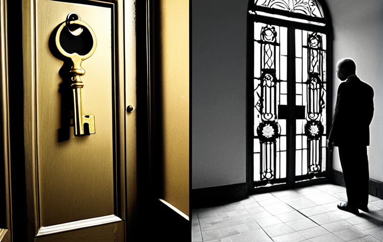 **Prompt for Image 1 (The "Golden Key" Myth vs. Harsh Reality):**
A lone, initially hopeful individual holding a large, ornate golden key. In the background, a sprawling landscape of numerous, often imposing or identical, bureaucratic doors leading to government buildings, some appearing firmly shut or requiring immense effort to open. The scene conveys a sense of overwhelming competition and the disillusionment of initial high expectations meeting a complex, challenging reality. Use high-contrast lighting to emphasize hope versus struggle, with a slightly desaturated, realistic style.