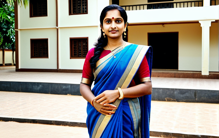 **
A professional female manager in a modest saree, overseeing a well-maintained government housing complex, fully clothed, appropriate attire, safe for work, perfect anatomy, natural proportions, professional photography, high quality, family-friendly environment.
**