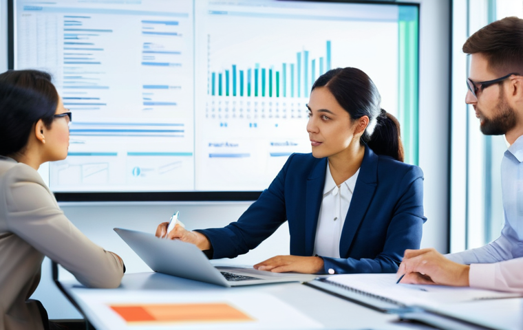 공공관리사 필수 자격증 목록 - **Prompt 1: Digital Public Service Interaction**
    "A vibrant and modern government service center...