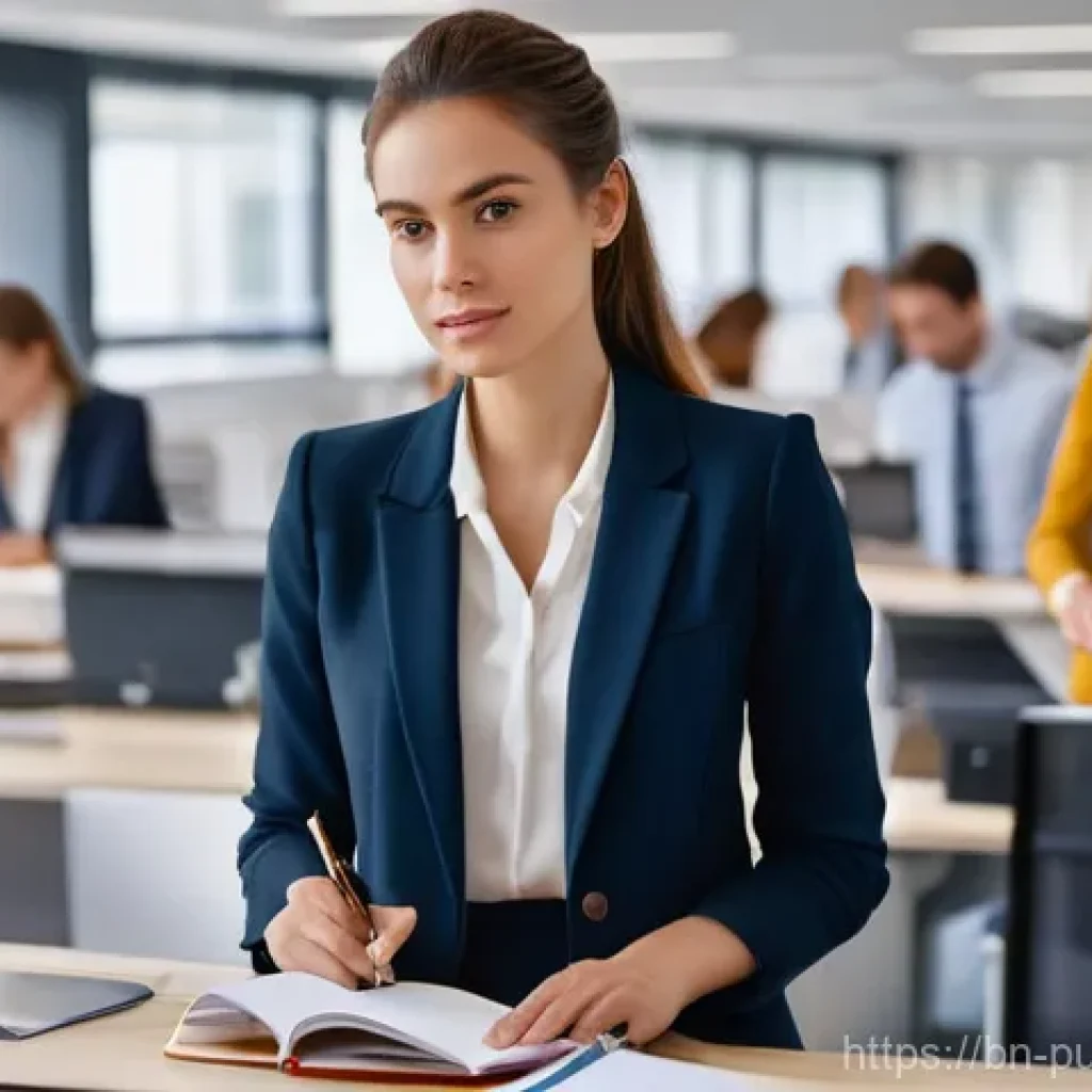 공공관리사 취업 후 첫 달 준비사항 - **Prompt 1: A New Beginning in a Modern Office**
A young professional, a public health manager, ...