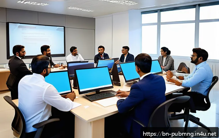 공공관리사로서의 자기계발 방법 - A professional public manager of Bengali ethnicity in a modern government office environment, engage...