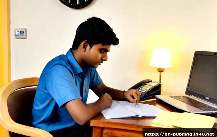 공공관리사 시험 준비 과정에서 자주 하는 실수 - Photorealistic study scene of a Bengali young adult preparing for a public administration exam, sitt...